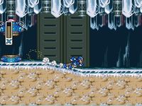 une photo d'Ã©cran de Mega Man X sur Nintendo Super Nes